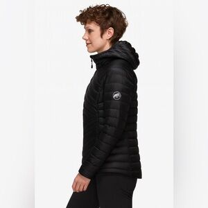 Mammut Women’s Broad Peak Down Puffer Coat XS Hooded Lightweight Insulated